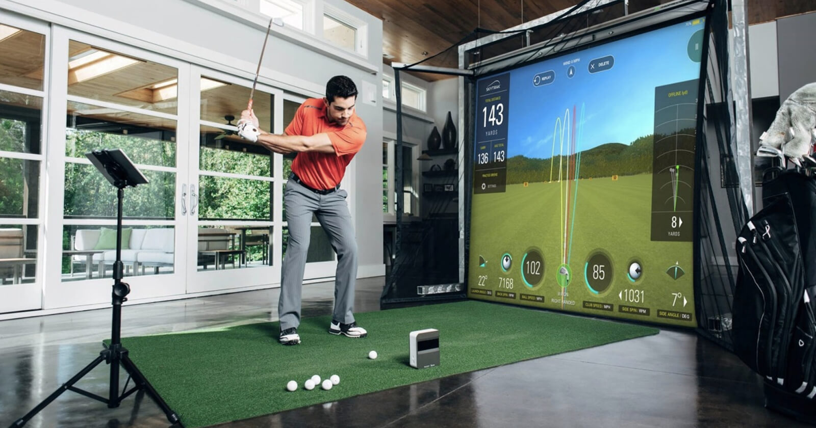 Case Study SkyTrak. How to Improve Golf Skills with Simulation Platform - Visartech Blog