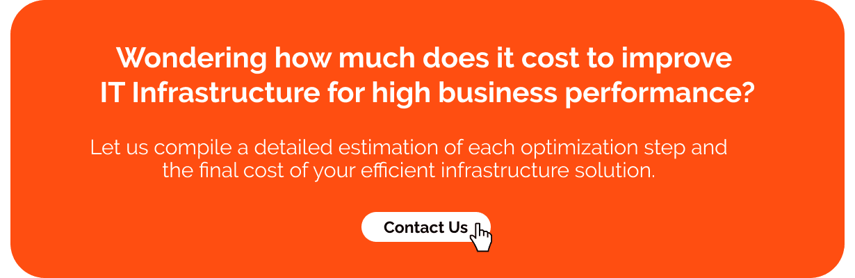 Wondering how much does it cost to improve IT infrastructure for high business performance?