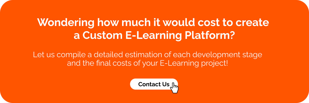 Wondering how much it would cost to create a Custom E-Learning Platform - Visartech Blog